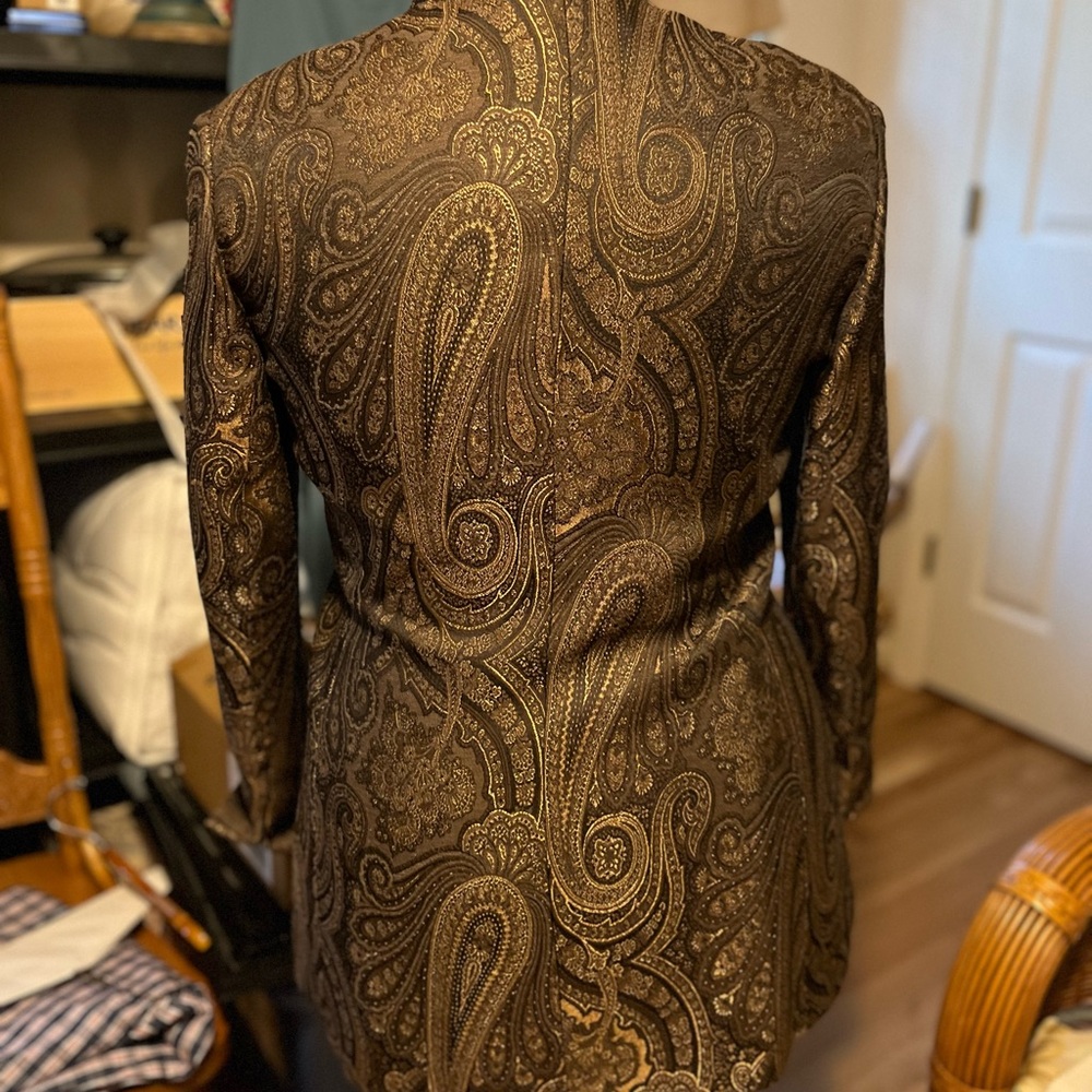 Paisley Brown Women's Jacket by Jones New York - Picture 3 of 7